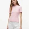 T-shirt leggera a costine T-shirt leggera a costine