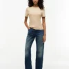 T-shirt leggera a costine T-shirt leggera a costine