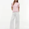 T-shirt leggera a costine T-shirt leggera a costine