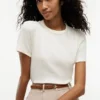 T-shirt leggera a costine T-shirt leggera a costine