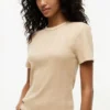 T-shirt leggera a costine T-shirt leggera a costine