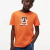T-shirt monogramma multicolore per bambini