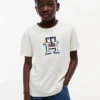 T-shirt monogramma multicolore per bambini T-shirt monogramma multicolore per bambini
