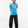 T-shirt monogramma multicolore per bambini T-shirt monogramma multicolore per bambini