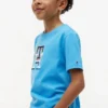 T-shirt monogramma multicolore per bambini T-shirt monogramma multicolore per bambini