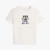 T-shirt monogramma multicolore per bambini T-shirt monogramma multicolore per bambini