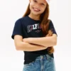 T-shirt multicolore con logo Hilfiger per bambini T-shirt multicolore con logo Hilfiger per bambini