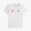 T-shirt multicolore con logo in rilievo per bambini T-shirt multicolore con logo in rilievo per bambini