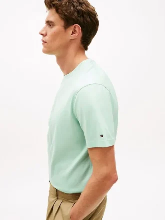 T-shirt New York Label in cotone mercerizzato