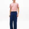 T-shirt New York Label in cotone mercerizzato T-shirt New York Label in cotone mercerizzato