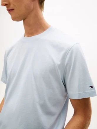 T-shirt New York Label in tessuto mercerizzato