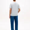 T-shirt New York Label in tessuto mercerizzato T-shirt New York Label in tessuto mercerizzato