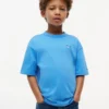 T-shirt per bambini con logo bandiera tono su tono T-shirt per bambini con logo bandiera tono su tono