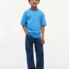 T-shirt per bambini con logo bandiera tono su tono T-shirt per bambini con logo bandiera tono su tono