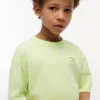 T-shirt per bambini con logo bandiera tono su tono T-shirt per bambini con logo bandiera tono su tono