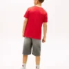 T-shirt per bambini con logo nautico a blocchi di colore T-shirt per bambini con logo nautico a blocchi di colore