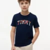 T-shirt per bambini con logo Tommy floreale T-shirt per bambini con logo Tommy floreale