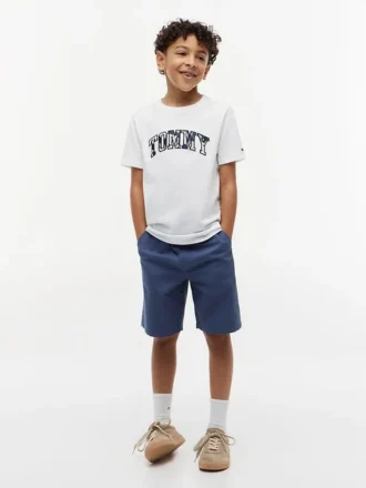 T-shirt per bambini con logo Tommy floreale
