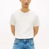 T-shirt pesante con logo tono su tono T-shirt pesante con logo tono su tono