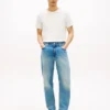 T-shirt pesante con logo tono su tono T-shirt pesante con logo tono su tono