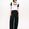 T-shirt Ringer con logo Tommy Varsity T-shirt Ringer con logo Tommy Varsity