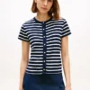 T-shirt slim fit con bottoni T-shirt slim fit con bottoni