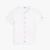 T-shirt slim fit con bottoni T-shirt slim fit con bottoni