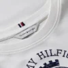 T-shirt slim fit con logo Crest tinta in capo T-shirt slim fit con logo Crest tinta in capo