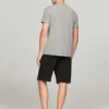 T-shirt slim fit con logo Tommy ricamato T-shirt slim fit con logo Tommy ricamato