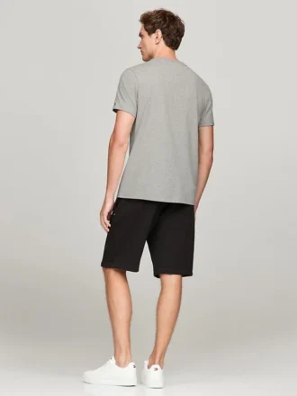 T-shirt slim fit con logo Tommy ricamato