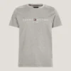T-shirt slim fit con logo Tommy ricamato T-shirt slim fit con logo Tommy ricamato