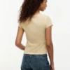 T-shirt slim fit con monogramma in stile calligrafico T-shirt slim fit con monogramma in stile calligrafico