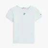 T-shirt slim fit con monogramma in stile calligrafico T-shirt slim fit con monogramma in stile calligrafico
