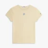 T-shirt slim fit con monogramma in stile calligrafico T-shirt slim fit con monogramma in stile calligrafico