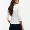T-shirt slim fit con scollo a barchetta T-shirt slim fit con scollo a barchetta