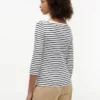 T-shirt slim fit con scollo a barchetta T-shirt slim fit con scollo a barchetta