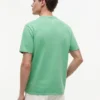 T-shirt tinta in capo con logo foglia d’alloro T-shirt tinta in capo con logo foglia d’alloro