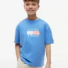 T-shirt Tommy con logo graffiti per bambini T-shirt Tommy con logo graffiti per bambini