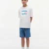 T-shirt Tommy con logo graffiti per bambini T-shirt Tommy con logo graffiti per bambini