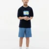 T-shirt Tommy con logo graffiti per bambini T-shirt Tommy con logo graffiti per bambini