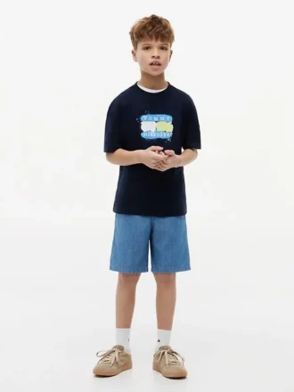 T-shirt Tommy con logo graffiti per bambini