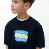 T-shirt Tommy con logo graffiti per bambini T-shirt Tommy con logo graffiti per bambini