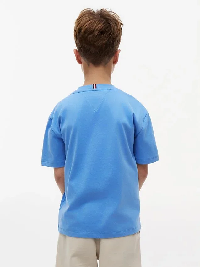 T-shirt Tommy con logo graffiti per bambini T-shirt Tommy con logo graffiti per bambini