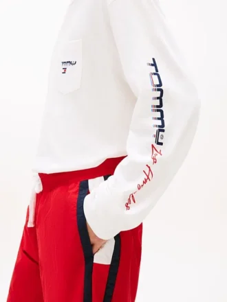 T-shirt Tommy Jeans a maniche lunghe con logo LA