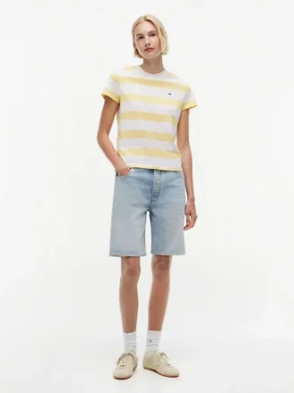 T-shirt Tommy Jeans a righe rugby