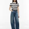 T-shirt Tommy Jeans a righe rugby T-shirt Tommy Jeans a righe rugby