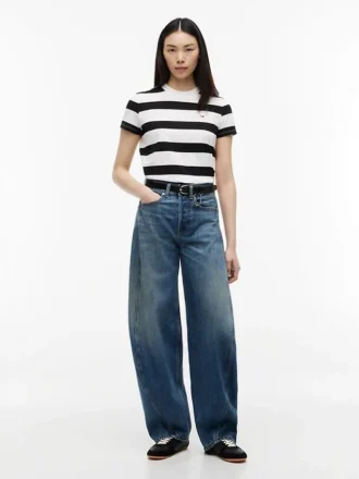T-shirt Tommy Jeans a righe rugby