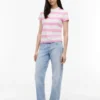 T-shirt Tommy Jeans a righe rugby T-shirt Tommy Jeans a righe rugby