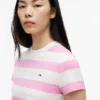 T-shirt Tommy Jeans a righe rugby T-shirt Tommy Jeans a righe rugby