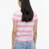 T-shirt Tommy Jeans a righe rugby T-shirt Tommy Jeans a righe rugby